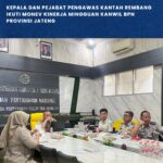 Kepala dan Pejabat Pengawas Kantah Rembang Ikuti Monev Kinerja Mingguan Kanwil BPN Provinsi Jateng