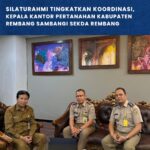 Silaturahmi Tingkatkan Koordinasi, Kepala Kantor Pertanahan Kabupaten Rembang Sambangi Sekda Rembang