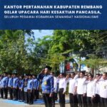 Kantor Pertanahan Kabupaten Rembang Gelar Upacara Hari Kesaktian Pancasila, Seluruh Pegawai Kobarkan Semangat Nasionalisme