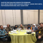 KANTOR PERTANAHAN KABUPATEN REMBANG IKUTI MONITORING DAN EVALUASI KINERJA TAHUN 2025 SERTA PENYUSUNAN RENCANA AKSI TAHUN 2026