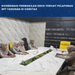 Koordinasi Perwakilan Seksi Terkait Pelaporan SPT Tahunan di Coretax
