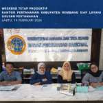 Weekend Tetap Produktif. Kantor Pertanahan Kabupaten Rembang Siap Layani Urusan Pertanahan, Sabtu, 14 Februari 2026