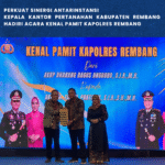Perkuat Sinergi Antarinstansi. Kepala Kantor Pertanahan Kabupaten Rembang Hadiri Acara Kenal Pamit Kapolres Rembang
