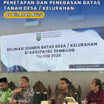 PENETAPAN DAN PENEGASAN BATAS TANAH DESA/KELURAHAN DI WILAYAH BULU