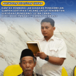 Wujudkan Kepastian Hukum, Kantah Rembang Laksanakan Pengambilan Sumpah Sertipikat Hilang Untuk Penerbitan Sertipikat Pengganti. Letak Tanah di Desa Kalipang Kec. Sarang Rembang