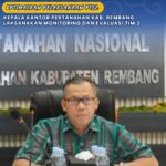 Optimalkan Pelaksanaan PTSL, Kepala Kantor Pertanahan Kab. Rembang Laksanakan Monitoring dan Evaluasi TIM 3