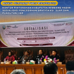 Menuju Pelayanan Publik Berintegritas. Kantor Pertanahan Kabupaten Rembang Hadiri Sosialisasi Pencegahan Gratifikasi, Suap dan Pungutan Liar