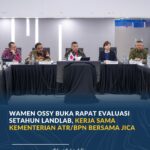 Wamen Ossy Buka Rapat Evaluasi Setahun LANDLAB, Kerja Sama Kementerian ATR/BPN Bersama JICA