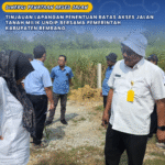Sinergi Penataan Akses Jalan. Tinjauan Lapangan Penentuan Batas Akses Jalan Tanah Milik UNDIP Bersama Pemerintah Kabupaten Rembang